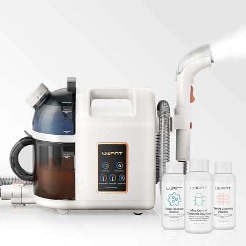 Uwant B200, Lavatappeti, Pulisci divani a vapore, 1900 W, Per Tappeti, Divani, Tende e Abbigliamento | 74DB, 12000Pa