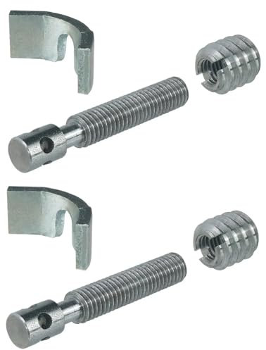 cyclingcolors 2x vite letto M8 + 2x calotta dado perni + 2x dado viti di collegamento giunzioni mobili rilegatura connettori pannelli legno bullone