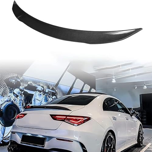 WEITOL Heckspoiler Spoilerlippe für Mercedes Benz CLA Klasse W118 2019-2021 Cla 250 Cla 200 Cla 220, Kofferraum Spoiler Auto Heckflügel-Dekoration Spoilerflügel Spoilerlippe für Auto Änderung Zubehör