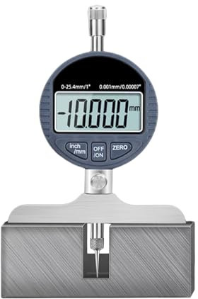 Tiefenmesser, digital, elektronisch, 0,5/1 Zoll Messbereiche, Zifferblatt, Tiefenmesser, Basiszubehör, Tiefenmesser