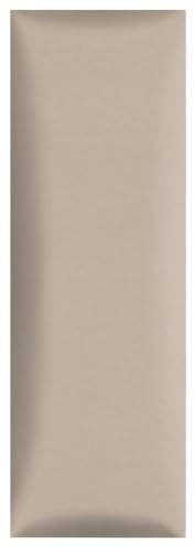 MG Design Polsterpaneel 30 x 90 cm in Beige – 3D Wandkissen fürs Bettkopfteil & Wanddeko, ohne Bohren, geräuschmindernd, angenehm matt mit feiner Struktur
