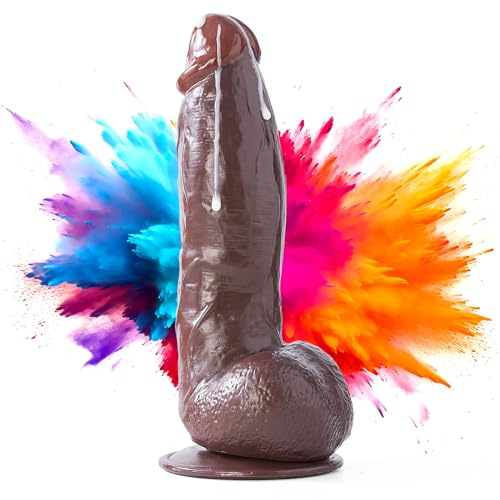 Gode XXL - Gode réaliste grand avec ventouse - Gode pour hommes et femmes - Gode classique en PVC - Gode naturel 49 cm - Sextoy pour couples - Jouet sexuel - Gode réaliste