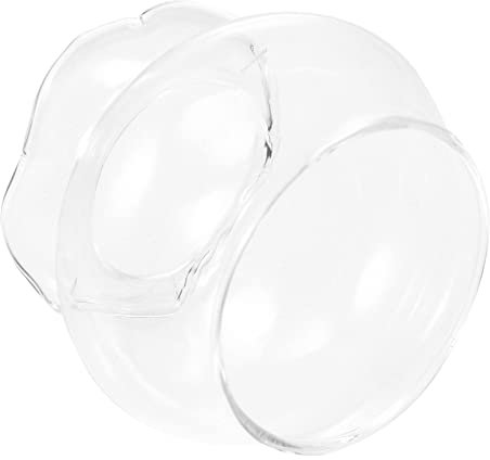 Hemobllo Glaslampenschirm für Kerzen, Windfestes Zubehör aus Glas