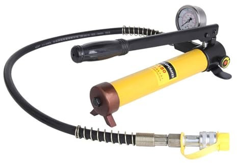 Bomba manual hidráulica, bomba de aceite de alta presión, estación de bomba hidráulica pequeña(Manual pump CP-180 with meter)
