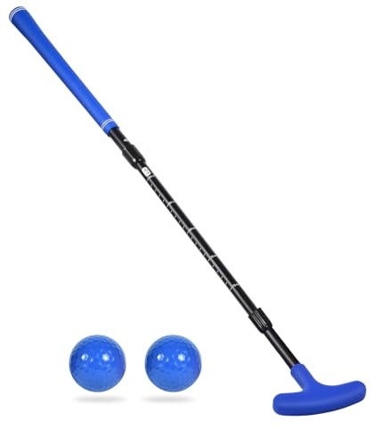 Ausluofell Golf Putter with 2 Balls,Aluminium alloy golf putter Right/Left Handed Adjustable shaft for Adults