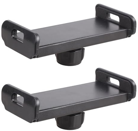 Elnwnnkc Basi con Giunto sferico da 2 da 17 mm per Tablet e pinze per Telefono con Regolazione della Larghezza da 11 a 17 cm, Adatte per Supporti da Auto per Supporto per Telefono in Streaming Live