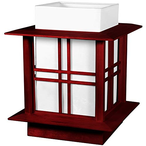 Red Lantern 12 Akida Lamp, Rosewood