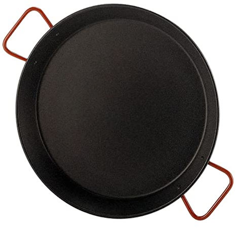Garcima Paellera Valenciana Antiadherente para 19 Personas 60 cm, Acciaio, Cranberry