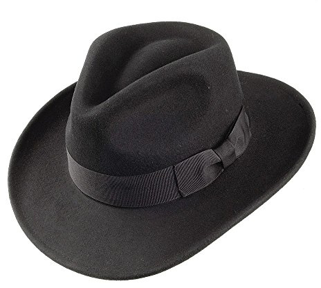 Ford Fedora Hat - Black