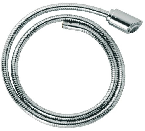 GROHE Douchette Extensible, Amovible, Pour mitigeurs monotrou lavabo Zedra (33 708 ou 33 738), Chromé, 46246000