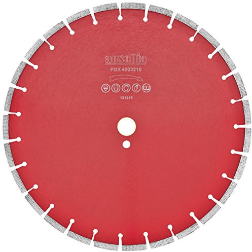 Ausonia - Disco diamantato laser DPS professionale Premium per pavimenti in calcestruzzo fresco. Altezza 10 mm, foro 25,4/30, spessore corona 3,2, diametro 400