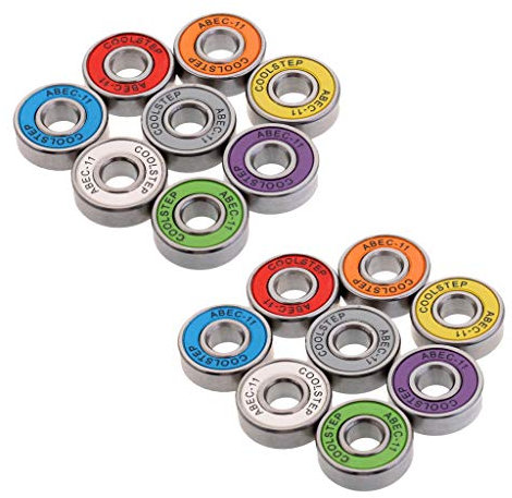 Tenlacum Fast Speed Skateboard Longboard Kugellager ABEC 11 (16 Stück)