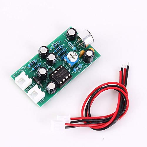 Stereo Mikrofon Preset Board DC 9V-15V Stimme Modul MIC Auto Gain Control