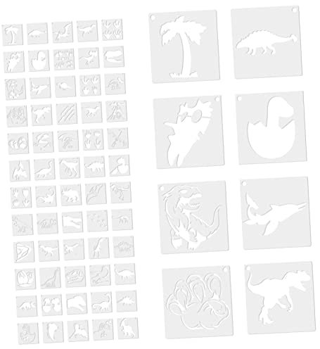ULDIGI 60pcs Animal Painting Template Pet Material Spray Decorative Stencil Craft Accessory for DIY Printing and Household Use