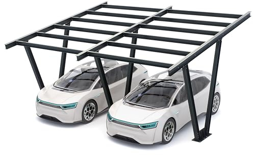 Carport, Todome, Stahl, Anthrazit, Modell 06 Structure Carport – (2-Sitzer)