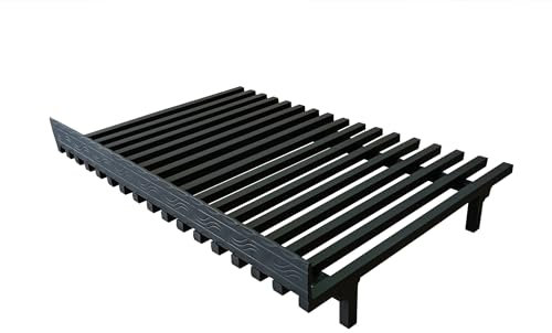 Rejilla para Chimenea Independiente 50 x 30 cm | Aspecto Decorativo | decente | de la máxima Calidad