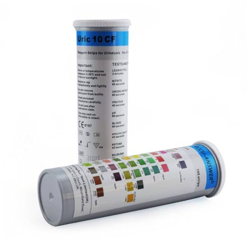 Accu Answer Multistix 10SG - Tiras de orina para análisis de orina (100)