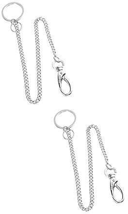 GALPADA 2stücke Herren Schlüsselanhänger Kette Aus Edelstahl Langlebige Jeans Kette Für Männer Kreative Schlüsselhalter Für Schlüssel Und Kleine Accessoires Silber
