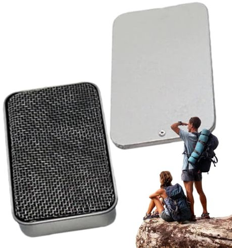 Hornillo de camping, estufa de camping, horno ligero – Estufa para combustibles sólidos, estufa de cocina, quemador de acero inoxidable para senderismo, excursiones, excursiones nocturnas