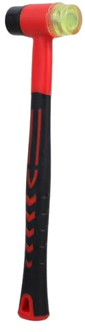 Housoutil Martillo De Goma De Doble Cara De Goma Suave Para Carpintería Con Mango Ergonómico Para Instalación De Azulejos y Manualidades