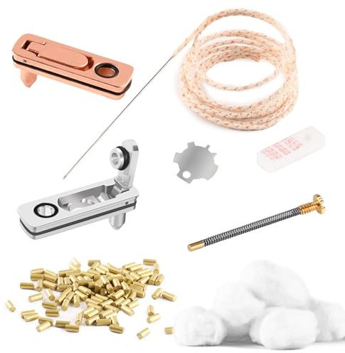 Zubehör für Zippo Fluid Feuerzeug & Einsatz Ersatzteile Reparatur Set | Zubehör für Zippo Feuerzeuge, Starter Set für Feuerzeug Einsatz, Reparaturset, Feuerzeug-Ersatzteile