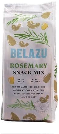 Belazu Rosemary Nut Snack Mix 120g (Pack of 6)