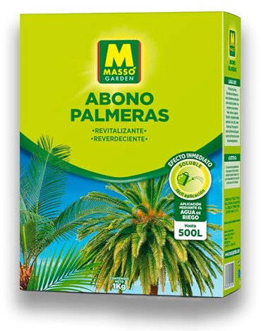 Abono Profesional para Palmeras Revitalizante y Reverdeciente EFECTO INMEDIATO | Abono 1 KG Soluble en Agua de Riego (Hasta 500 Litros) MUY EFICAZ | Potencia Coloración y Verdor | Nexum Market