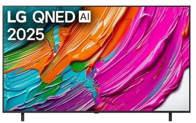 LG TV QNED AI 2025 | 65QNED8E | 65'' (165cm) | 4K UHD | HDR10 | webOS 25 | Télécommade AI Magic Remote | Alexa, Google Assistant | Netflix Disney+ CANAL+ Prime Video | AirPlay 2 | Luminosité éclatante