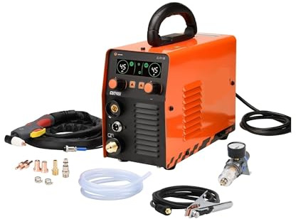Taglierina al plasma, Taglierina al plasma inverter CUT45i IGTB, macchina for il taglio da 220 45 Ampere, spessore di massimo fino a 12 mm