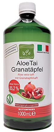 Benessence - Aloe Granatapfel: Aloe Vera-Saft mit Granatapfel - 1L