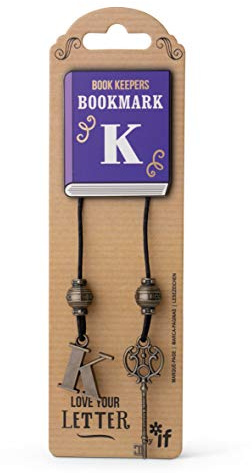 IF Marque-page personnalisé - Book Keepers - Lettre K
