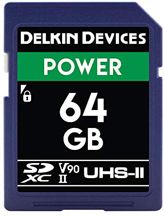 Delkin Devices 64GB POWER SDXC UHS-II (V90) Memory Card (DDSDG200064G)
