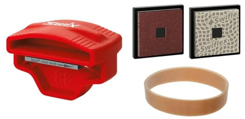 Swix Unisex-Erwachsene Pocket Edger Kit Kantenschärfer, Rot/Ausflug, einfarbig (Getaway Solids), Hand Held