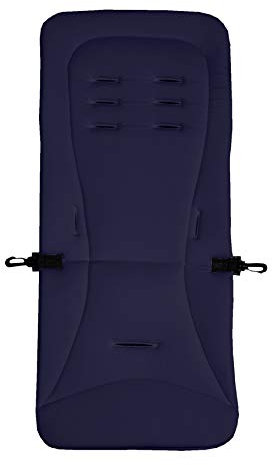 Altabebe (AL3010-01) Sitzauflage Buggy Einlage Kinderwagen Zubehör - Sitzunterlage - Memory Foam - Atmungsaktiv - Baby Sitzauflagen und Unterlage 75x35 cm - Farbe: blau