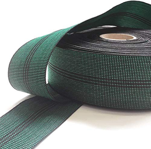 Tessil Point - Cinghia Elastica per Tappezzeria - Larghezza 60MM - Nastro Elastico per Divani e Poltrone - Adatta a sedute e schienali - Cinghie Elastiche a 3 Righe - Allungabile fino al 60%