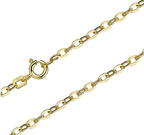 Generisch Echtgold 8 kt 333 Gold Goldkette Ankerkette Halskette Kette Collier Schmuck verschiedene Breiten und Längen