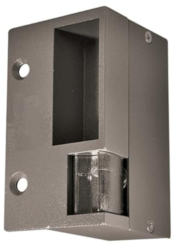Gâche à rupture en applique droite 90mm 12V DC + varistance - HERACLES - 10151D