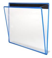 Djois, 340081 – Tarifold Magnetische Sichttasche A4, Blau, 5 St | Sicherer Halt · Für Metallflächen · Klare Lesbarkeit · Dokumente geschützt