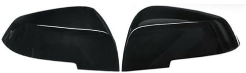 Rückspiegelgehäus Für 3 Serie F30 F31 320i 328i 330i Für Limousine & Für Touring 2012-up Carbon Seite Spiegel Fall Rückspiegel Abdeckung Tür Spiegelkappen (Color : Black)