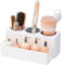 Lifewit Porta Phon, Porta Piastra per Capelli, Porta Spazzolino Elettrico e Dentifricio, Organizer Portaoggetti Plastica, Scatola Organizzatore per Hotel, Bagno, Soggiorno, Barbiere, Bianco
