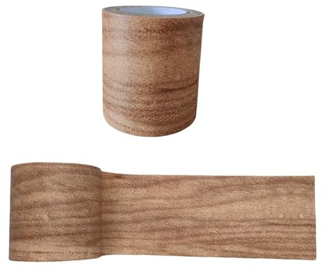 ZHUNIPINGAN Nastro di riparazione con venature del legno, 5,7 cm x 4,6 m, per coprire graffi, crepe, riparare pavimenti, nastro effetto legno, nastro marrone per ristrutturazione mobili