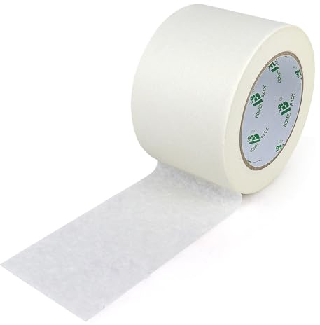 BOMEI PACK Weiß Malerkrepp 75 mm x 50 m Maler-Kreppband für Malerarbeiten und Renovierungen ，Abklebeband zum Streichen,Renovieren