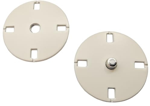 5 Pairs 25mm/1 Metal Beige Coat Hidden Snap Buttons Invisible Hidden Sew in Button Fastener for DIY Craft Clothing Sewing Bag Purse Leather Scrapbooking (Beige)