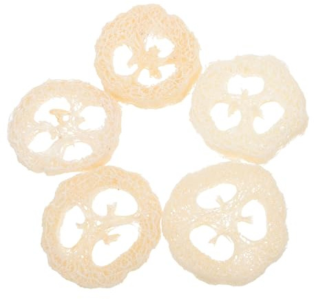 BAZEITFLOW 5 piezas Bandeja de Jabón Natural de Esponja de de Organizador de Baño Soporte para Jabón para Ducha y Cocina Absorbente y Decorativa