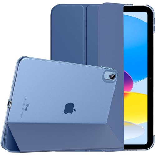 GALTD for iPad A16 Case Smart, 11th Generation 11inch/iPad 10th Generation Case 10.9 (2025-2022) Auto Wake/Sleep Cover, Slim Stand Cover with Hard Back, Support Touch ID, Abyss Blue