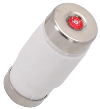 Lecreatekit Paquete de 10 fusibles tipo espiral RO26 D02 35A 400V 50kA para fusibles de cerámica clase GG para protección de cables y líneas