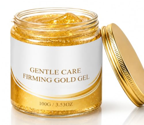 Firming Body Gel Cream, Golden Intense Toning Lotion for Loose Skin, 200g