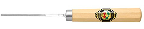 KIRSCHEN Werkzeuge 3247006 | Kerbschnitzbeitel mit Weißbuchenheft Stich 11, gerade & tiefrunde Höhlung - 6mm