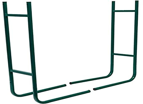 WERKA PRO Rango de Troncos Modular en Metal | Acero, madera, resistente, duradero, uso en jardín y exterior, longitud ilimitada, verde, uso exterior, peso 4,62 kg