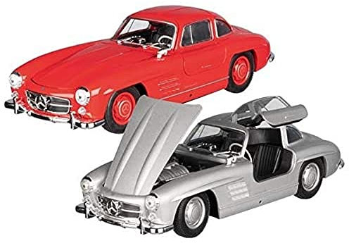 GOKI - Mercedes Benz 300 SL in Metall, 1:24, L= 19 cm Spielzeugzug und Zubehör, Farbe (mehrfarbig) (12275)